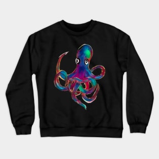 Rainbow Octopus Crewneck Sweatshirt